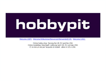 Tablet Screenshot of hobbypit.com